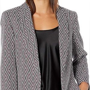 B4 - Nine West Womens Textured Knit Topper Blazer - Medium - Comfy Business C…